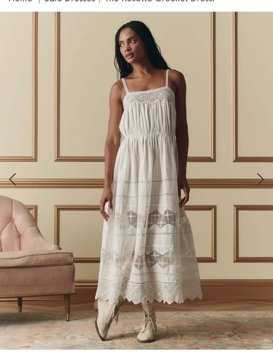 THE GREAT. Dresses & Skirts - THE GREAT. The Rosette Crochet Dress